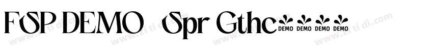 FSP DEMO   Spr Gthc字体转换